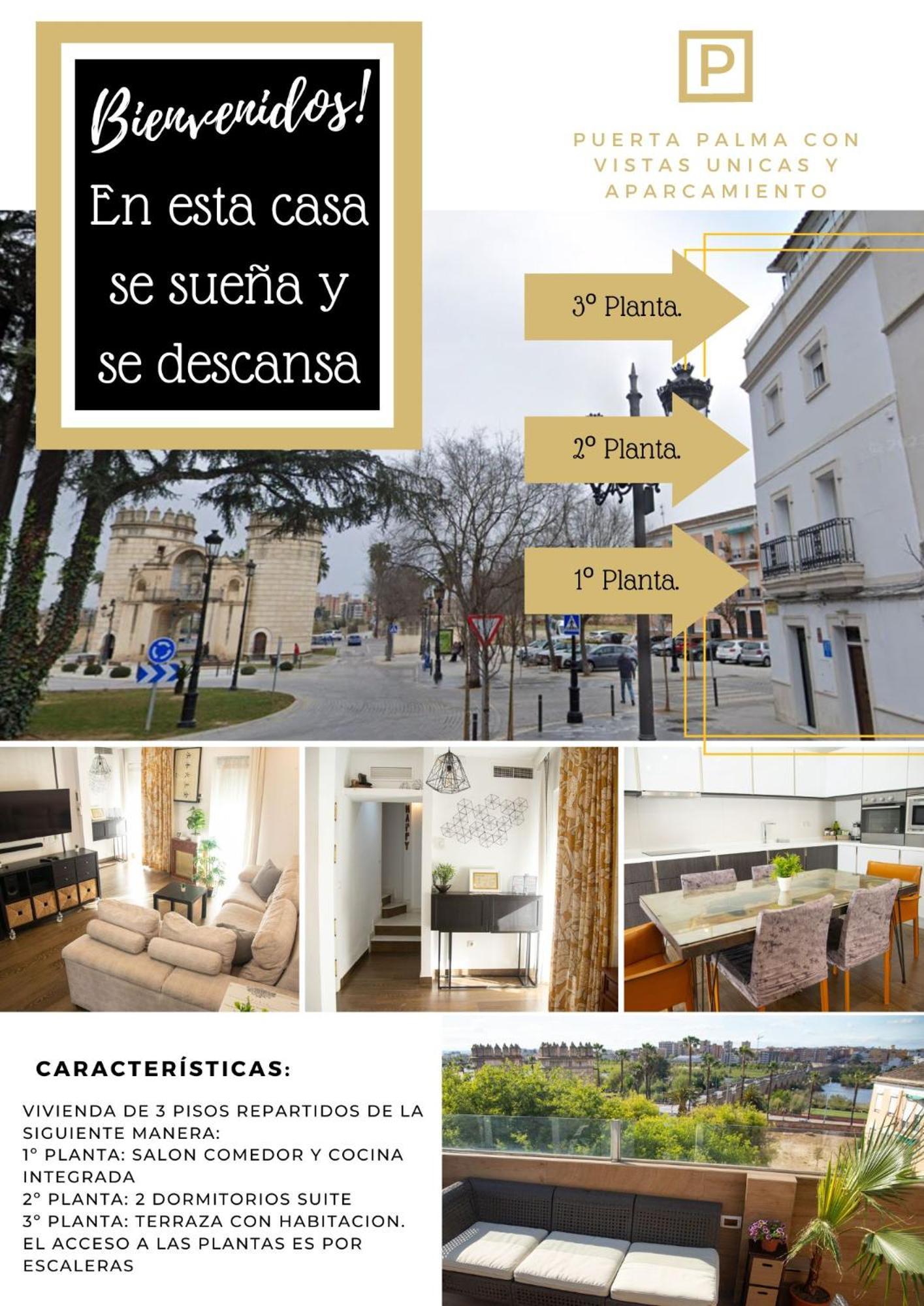 Alojamientos Puerta Palma Con Vistas Y Parking Badajoz Zewnętrze zdjęcie